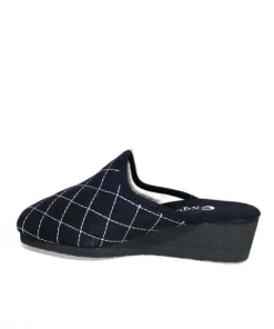 Mule Matelassée Compensée En Alcantara Noir | Petite Pointure Femme | Exquise Noir -Women Calvin Klein Clothing popular shop mila alcantara noir exquise 1