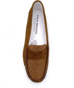 Mocassin Souple Cognac En Velours Cuir | Petite Pointure Femme | Geo Reino Cognac -Women Calvin Klein Clothing popular shop mozard pf velours cuir cogna geo reino 2