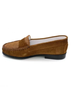 Mocassin Souple Cognac En Velours Cuir | Petite Pointure Femme | Geo Reino Cognac -Women Calvin Klein Clothing popular shop mozard pf velours cuir cogna geo reino 4