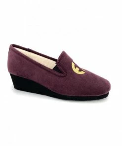 Chausson En Alcantara Bordeaux | Petite Taille Femme | Exquise Bordeaux