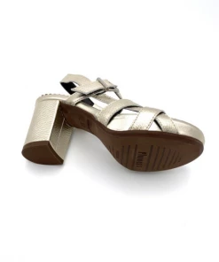 Sandale En Cuir Couleur Platine à Talon | Petite Pointure Femme |ELLEN KASSEL Platine -Women Calvin Klein Clothing popular shop p 3588 cuir platine ellen kassel 4