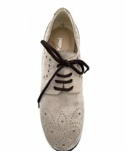 Lacet Compensé Habillé Bout Fleuri Taupe En Velours | Petite Taille Femme | Ellen Kassel Taupe -Women Calvin Klein Clothing popular shop p 40174102 velours cuir tau ellen kassel 5