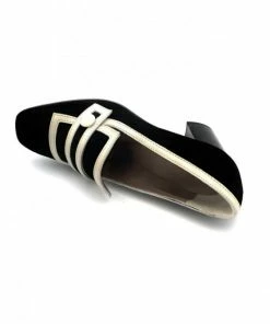 Escarpin à Talon Original Noir En Velours | Petite Taille Femme | Ellen Kassel Noir -Women Calvin Klein Clothing popular shop p 4116 velours cuir noir ellen kassel 2