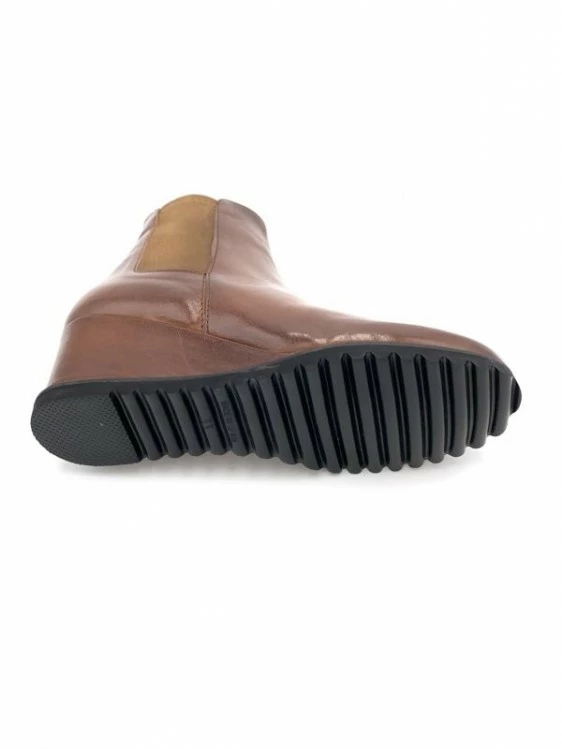 Bottine Compensée Cognac En Cuir | Petite Pointure Femme | Ellen Kassel Cognac 3 Bottine Compensée Cognac En Cuir | Petite Pointure Femme | Ellen Kassel Cognac – Image 3