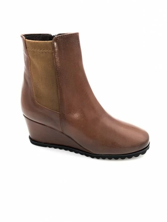 Bottine Compensée Cognac En Cuir | Petite Pointure Femme | Ellen Kassel Cognac 1 Bottine Compensée Cognac En Cuir | Petite Pointure Femme | Ellen Kassel Cognac