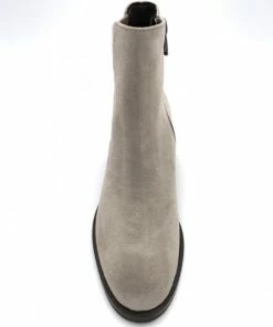 Bottine Chelsea En Cuir Velours Taupe à Talon | Petite Taille Femme | Ellen Kassel Taupe -Women Calvin Klein Clothing popular shop p 5244 velours cuir taupe ellen kassel 5