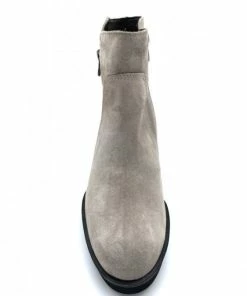 Bottine En Velours Cuir Taupe à Talon | Petite Taille Femme | Ellen Kassel Taupe -Women Calvin Klein Clothing popular shop p 5258 velours cuir taupe ellen kassel 3
