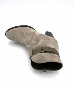 Bottine à Talon En Velours Cuir Taupe | Petite Taille Femme | Ellen Kassel Taupe -Women Calvin Klein Clothing popular shop p 5265 velours cuir taupe ellen kassel 2