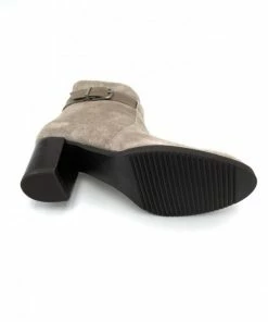 Bottine à Talon En Velours Cuir Taupe | Petite Taille Femme | Ellen Kassel Taupe -Women Calvin Klein Clothing popular shop p 5265 velours cuir taupe ellen kassel 3