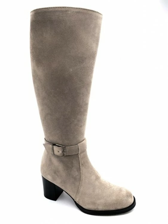 Botte Boucle Taupe En Velours à Talon | Petite Pointure Femme | Ellen Kassel Taupe 1 Botte Boucle Taupe En Velours à Talon | Petite Pointure Femme | Ellen Kassel Taupe