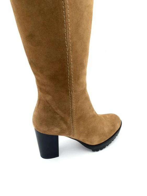 Botte Plateau Talon Haut En Velours Cognac | Petite Pointure Femme | Ellen Kassel Cognac 3 Botte Plateau Talon Haut En Velours Cognac | Petite Pointure Femme | Ellen Kassel Cognac – Image 3