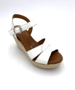 Sandale Haute En Cuir Vernis Blanc |Petite Taille Femme | Ellen Kassel Blanc -Women Calvin Klein Clothing popular shop r 3550 cuir vernis blanc ellen kassel 2