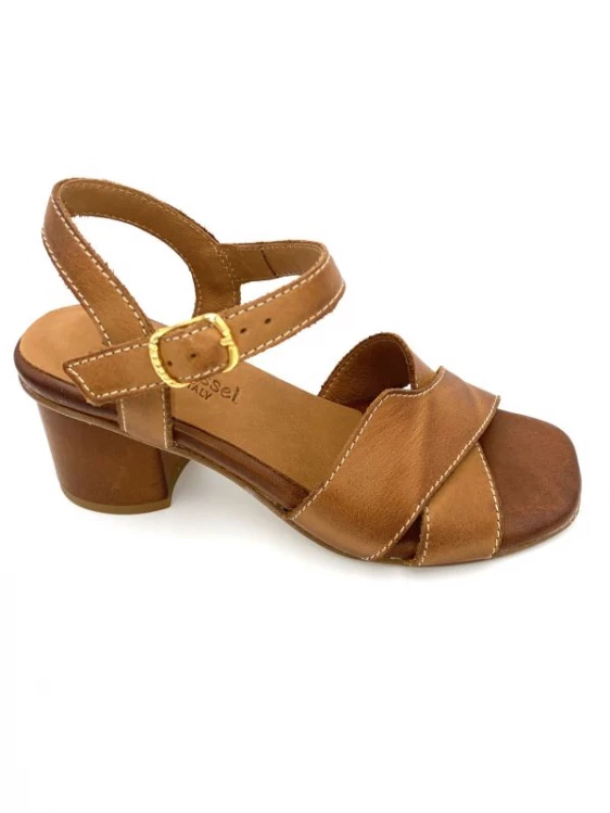 Sandale En Cuir Cognac à Talon | Petite Pointure Femme | Ellen Kassel Cognac 2 Sandale En Cuir Cognac à Talon | Petite Pointure Femme | Ellen Kassel Cognac – Image 2