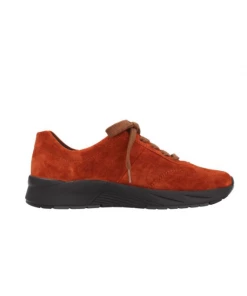 Sneakers En Velours Orange Confortable | Petite Pointure Femme | Semler Orange -Women Calvin Klein Clothing popular shop siggi 6035 velours orange semler 2