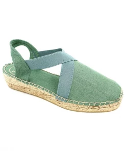 Espadrille Toilé à élastique De Couleur Menthe | Petite Pointure Femme | Toni Pons Menthe